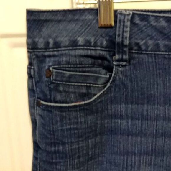 Sasson Ooh La La Straight Leg Hustle Blue Jeans Size 14 - Picture 8 of 10